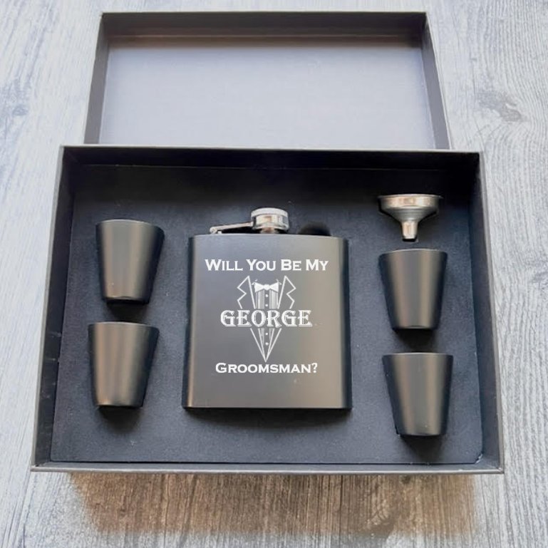 Flasks Sharp Shooter by Groovy Groomsmen Gifts