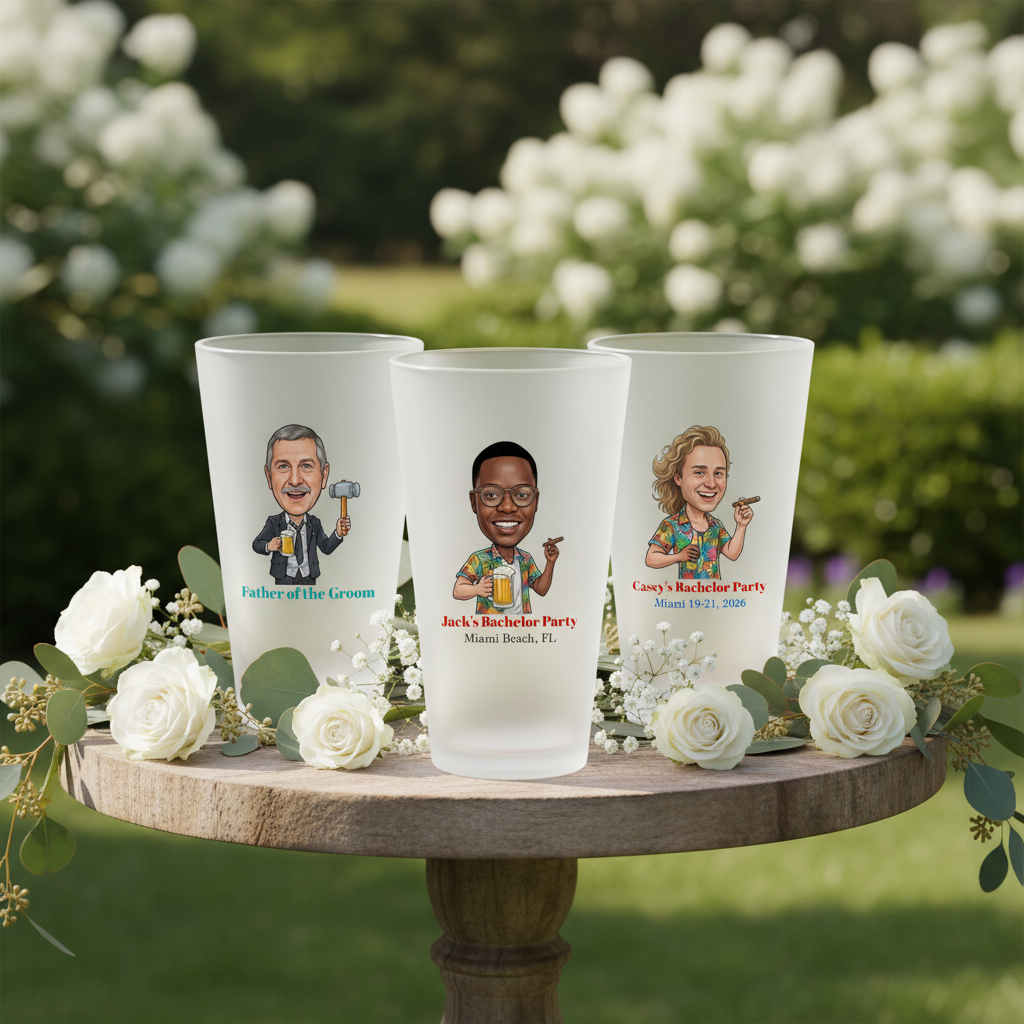 Wild Bachelor Party Pint Glass