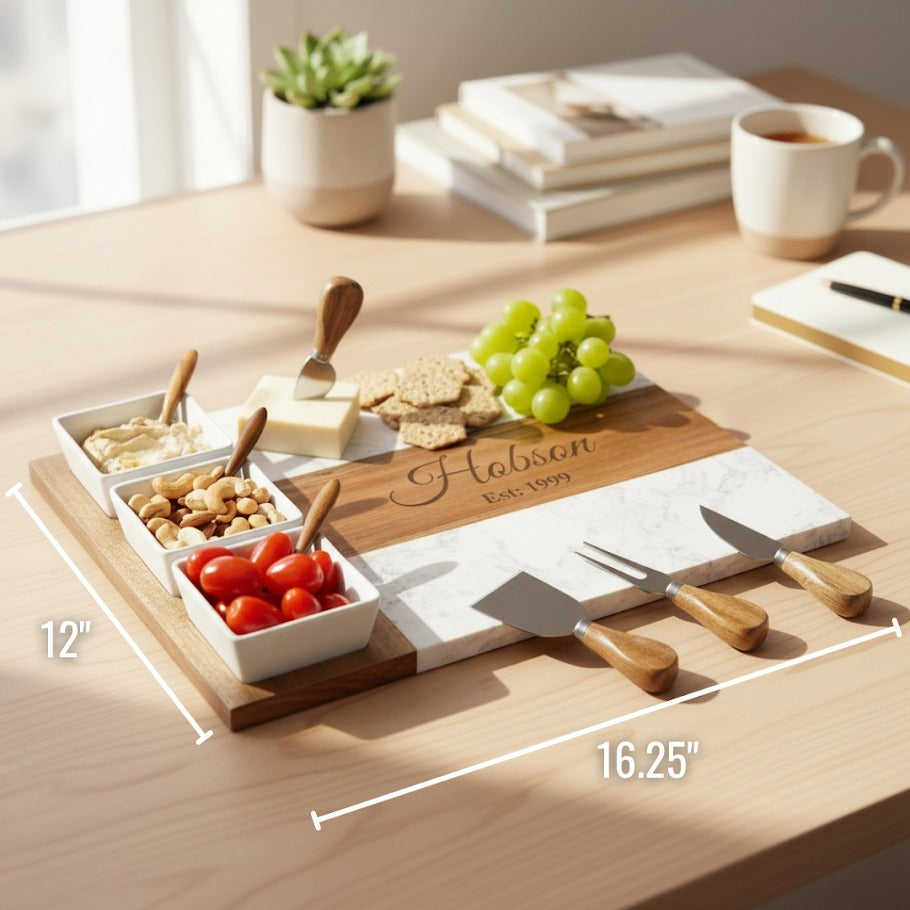 Elegant Personalized Charcuterie Board