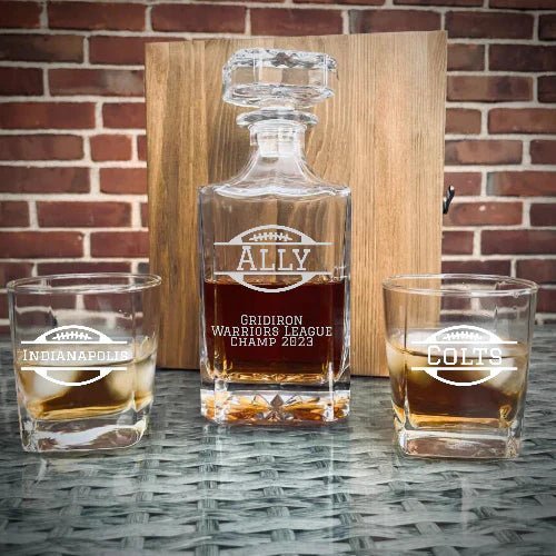 Gift Set Prime Time Decanter by Groovy Groomsmen Gifts