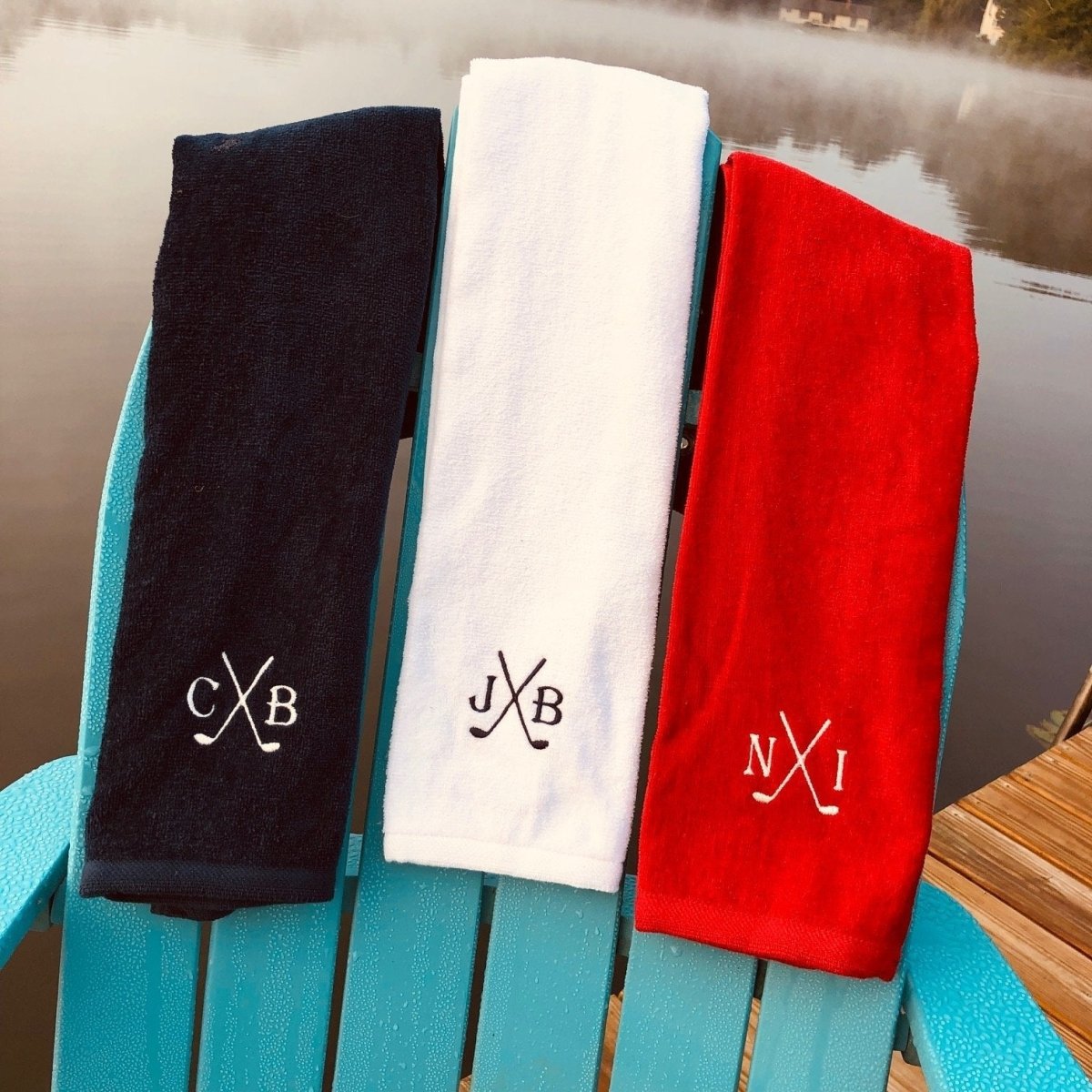 Golf Personalized Golf Towel by Groovy Groomsmen Gifts