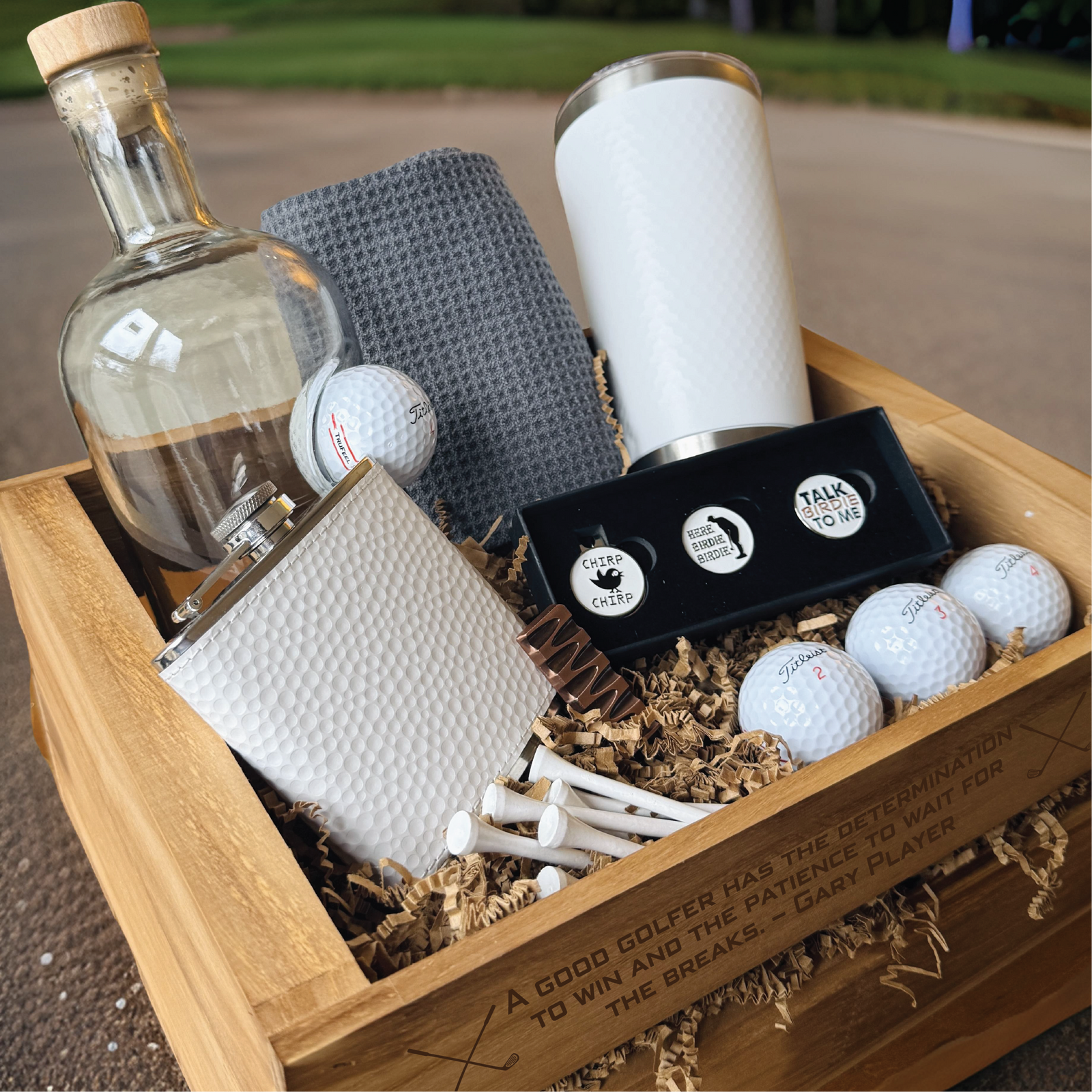 Full Ultimate Golf Set in Wooden Crate