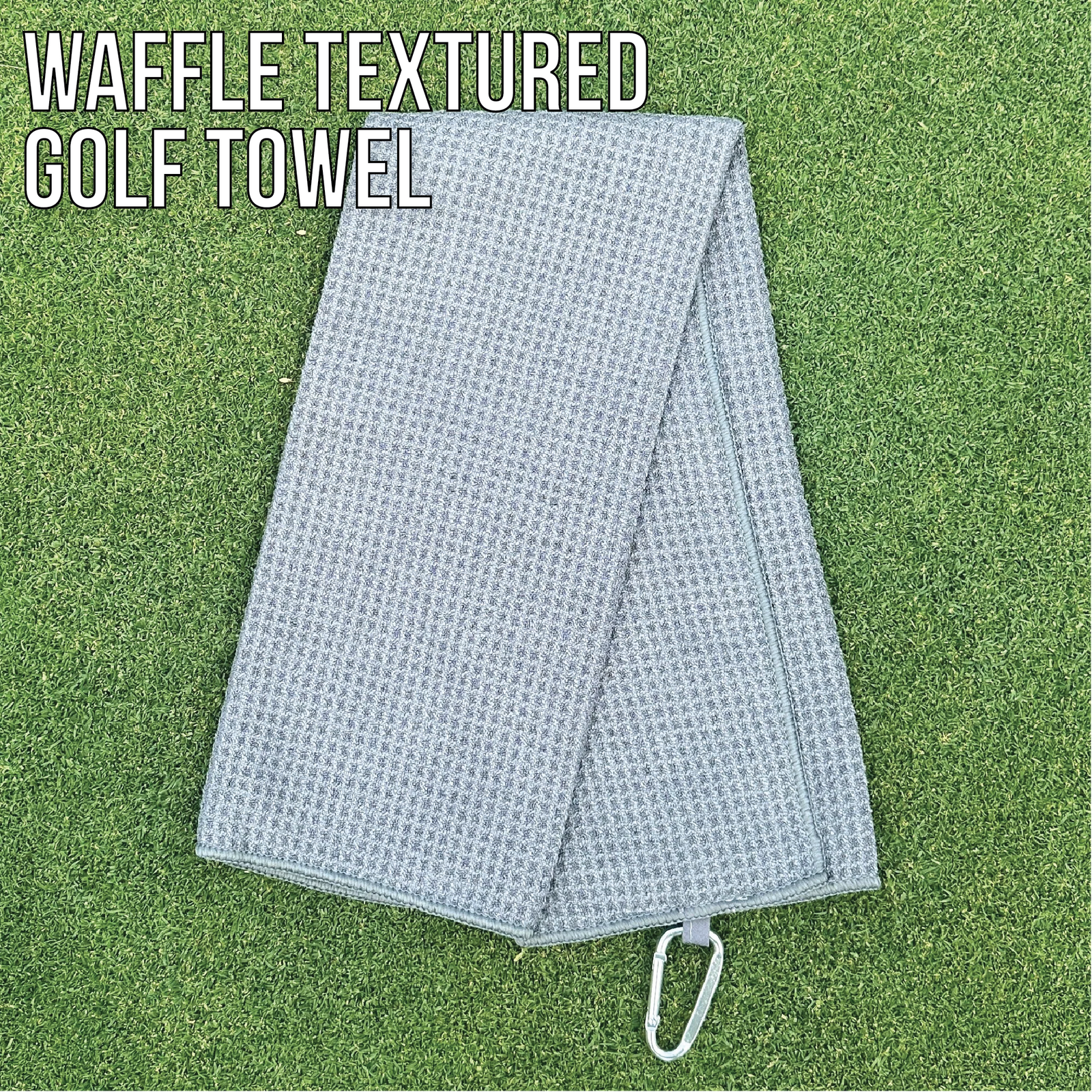 Waffle Textured Golf Towel