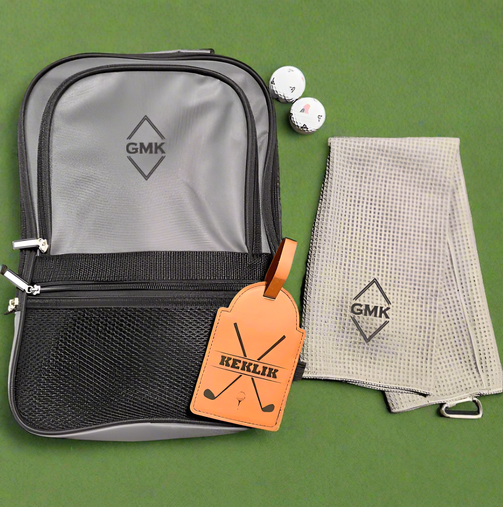 Unique Personalized Golfer's Go To Gift Set Customized Golf Lasers Gifts for Men by Groovy Guy