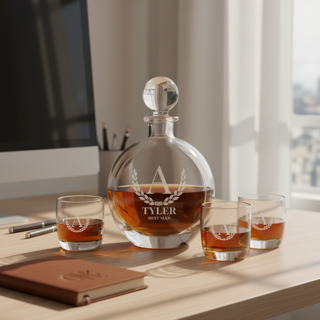 The Wedding Toast Decanter Set