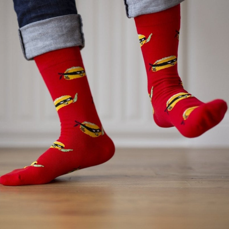 Groomsmen Socks Crazy Dress Socks for Groom's Crew by Groovy Groomsmen Gifts