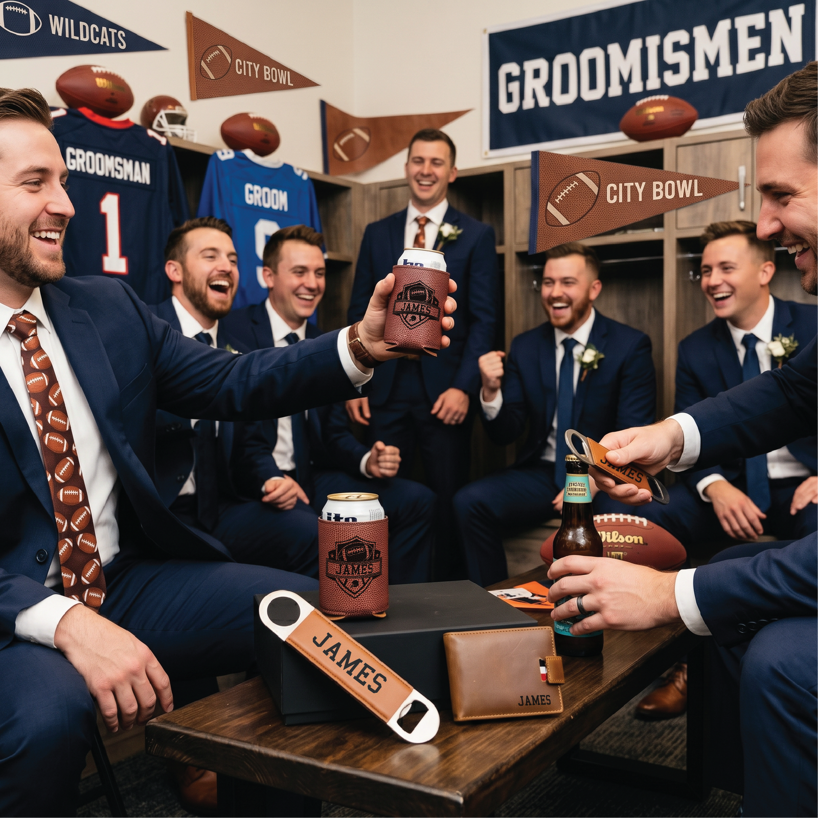 Draft Day - Groomsmen Gift Set