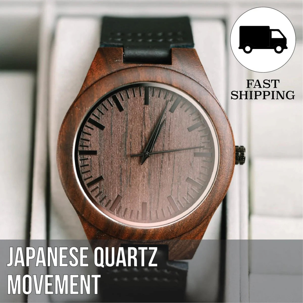 Personalized Keepsake Wood Watch