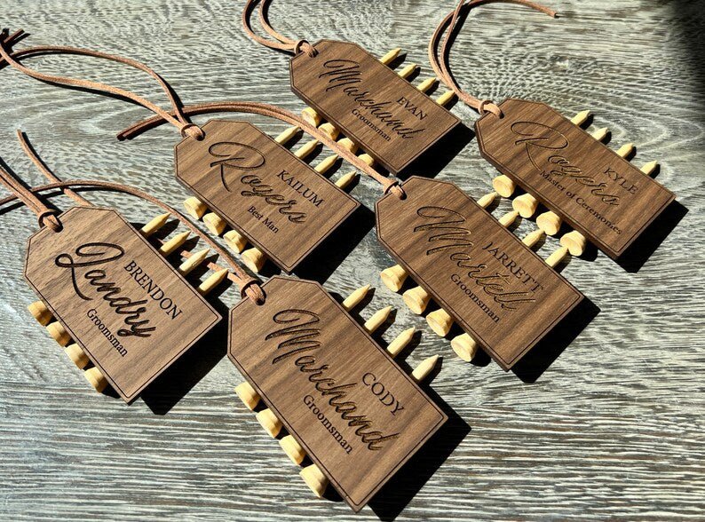 Unique Personalized Bunker Bag Tag Customized Golf Gifts for Men by Groovy Guy