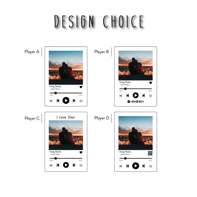 Unique Personalized Personalized Couple Song Plaque Customized Anniversary Gifts for Men by Groovy Guy