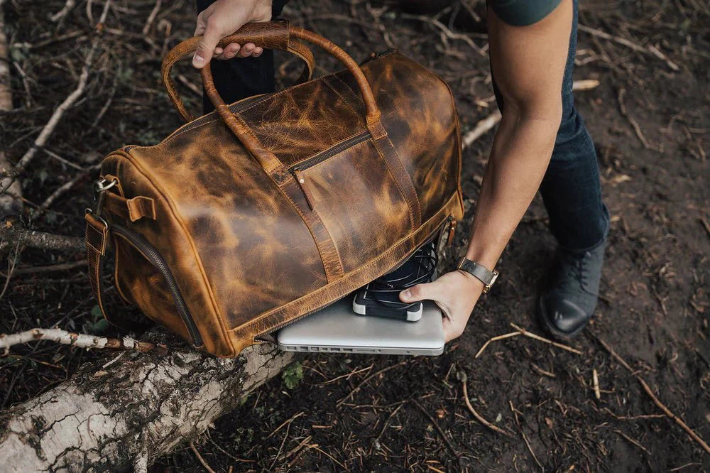 Unique Personalized Denali Duffel Customized Duffle Bag Gifts for Men by Groovy Guy