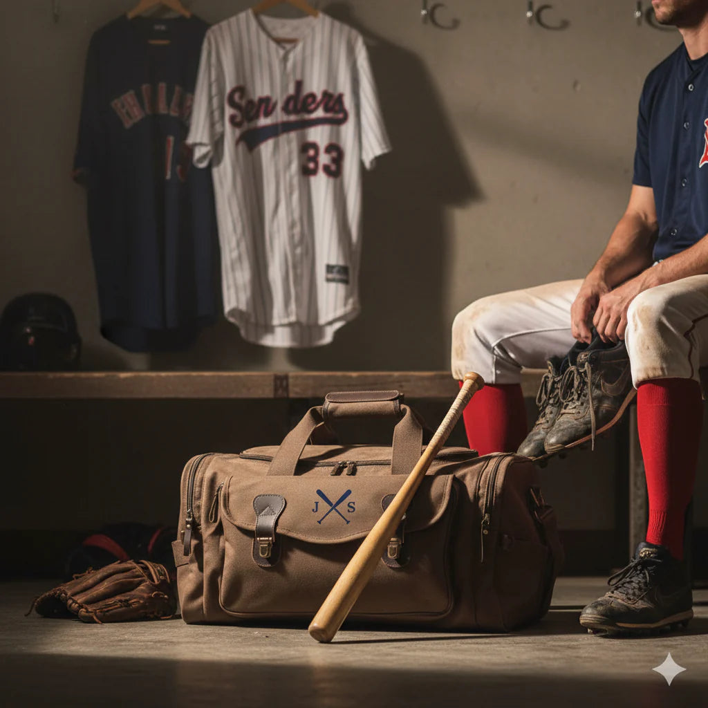Personalized Baseball Duffle Bag