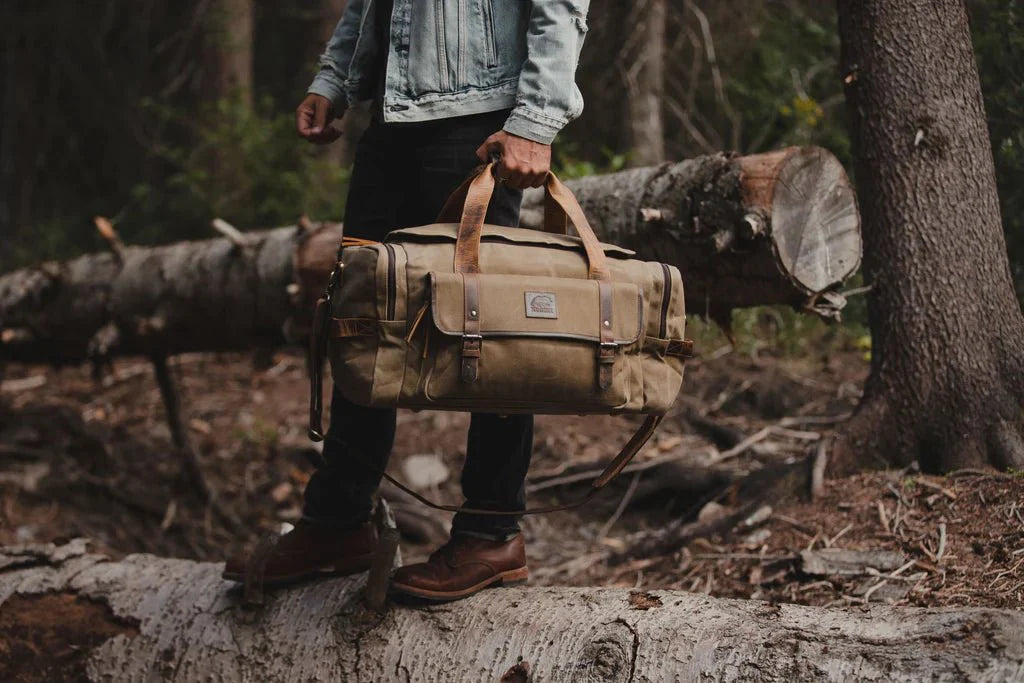 Unique Personalized Mens Weekender Duffle Customized Duffle Bag Gifts for Men by Groovy Guy