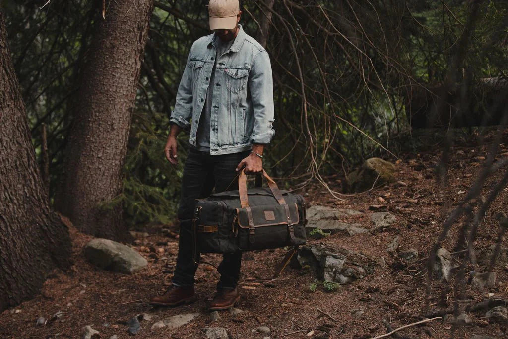 Unique Personalized Mens Weekender Duffle Customized Duffle Bag Gifts for Men by Groovy Guy