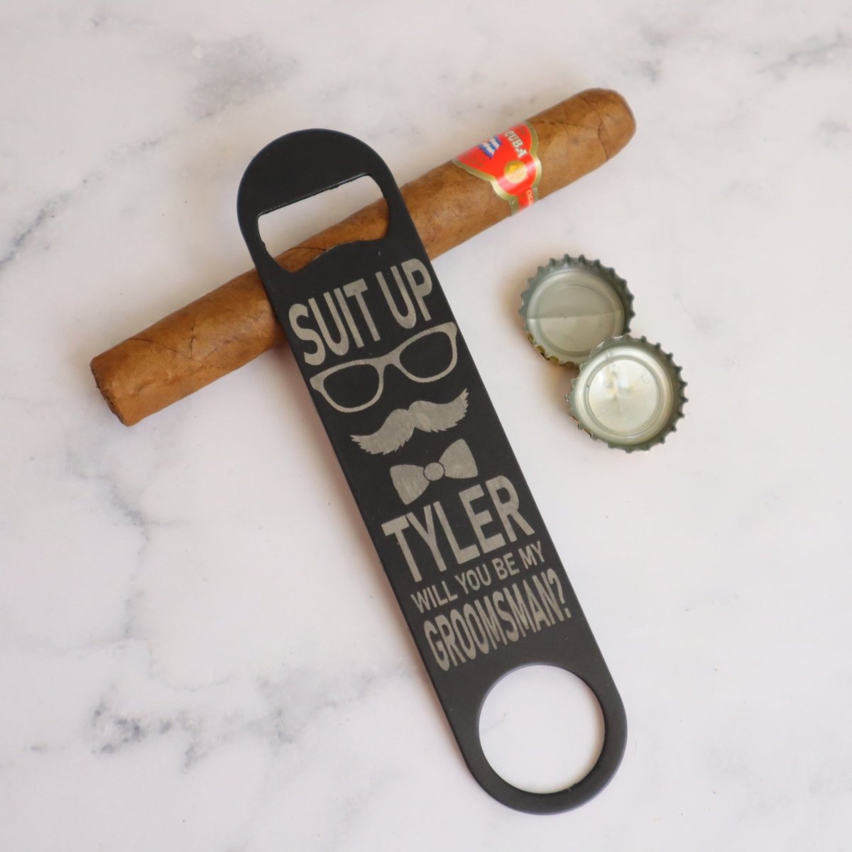 proposal Decent Proposal by Groovy Groomsmen Gifts