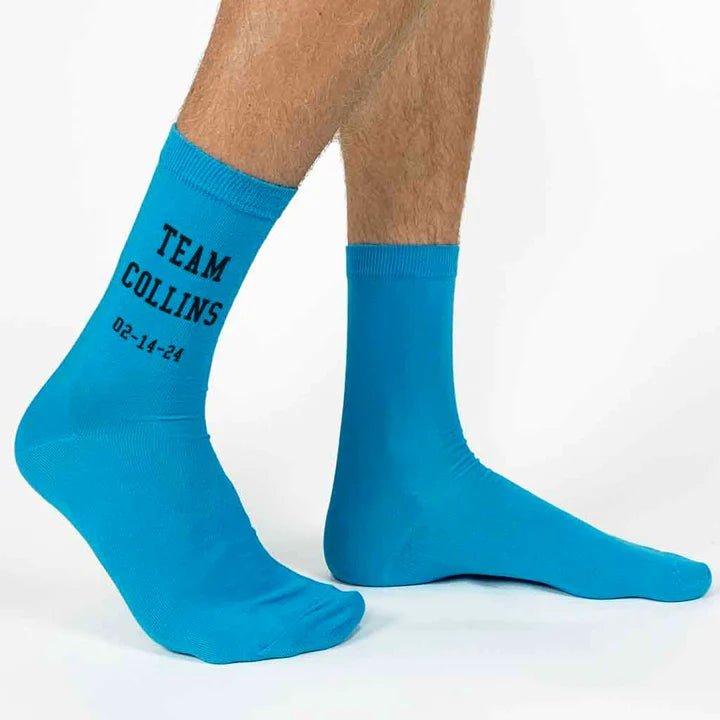 Socks Wedding Team Socks by Groovy Groomsmen Gifts