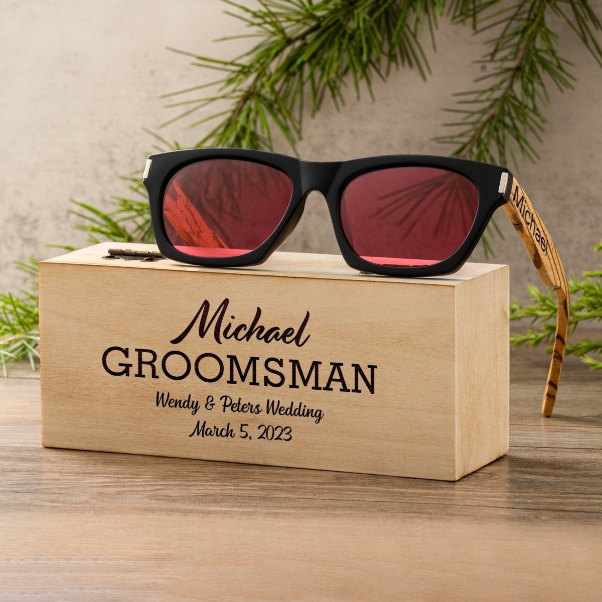 Sunglasses Natural Navigators by Groovy Groomsmen Gifts