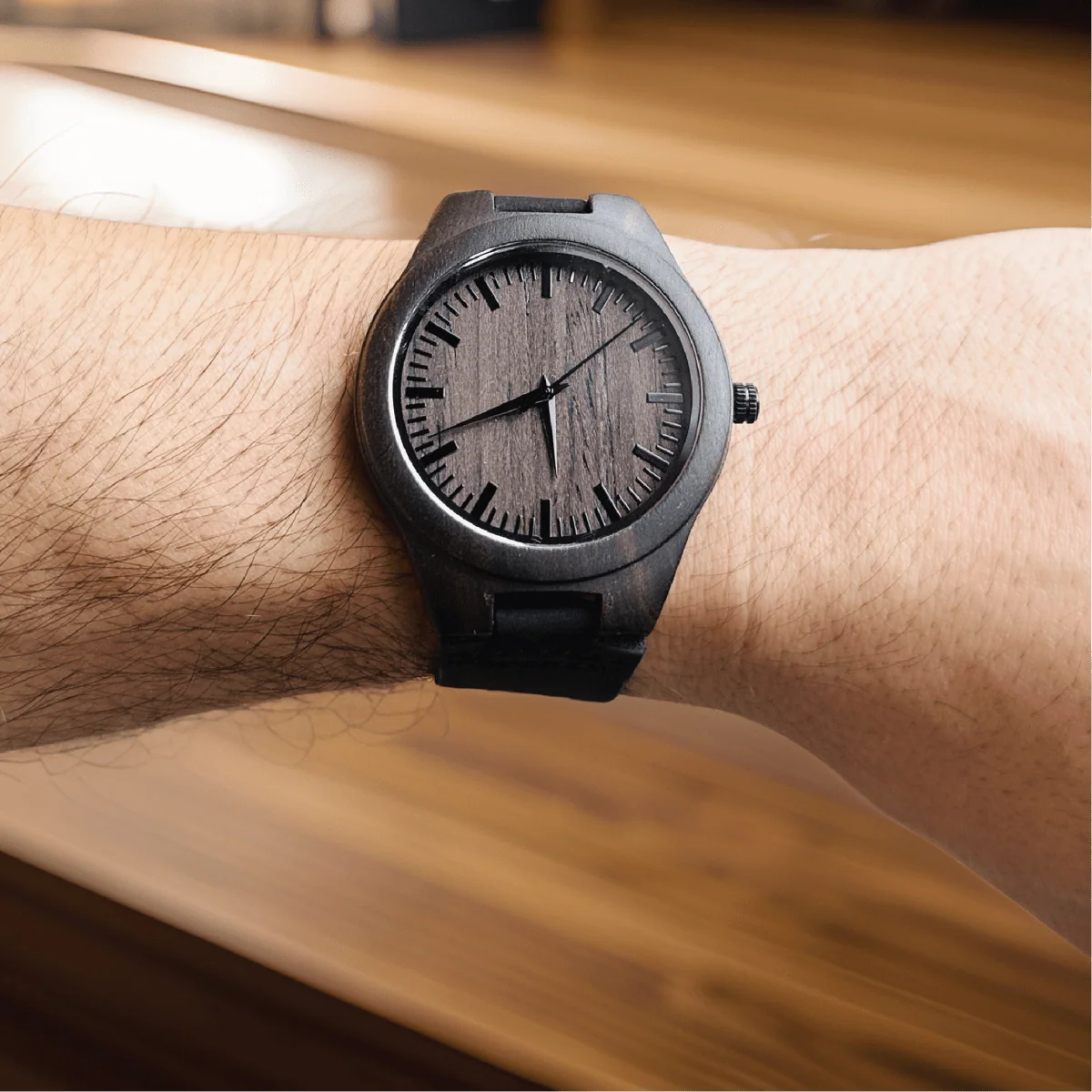 Personalized Keepsake Wood Watch
