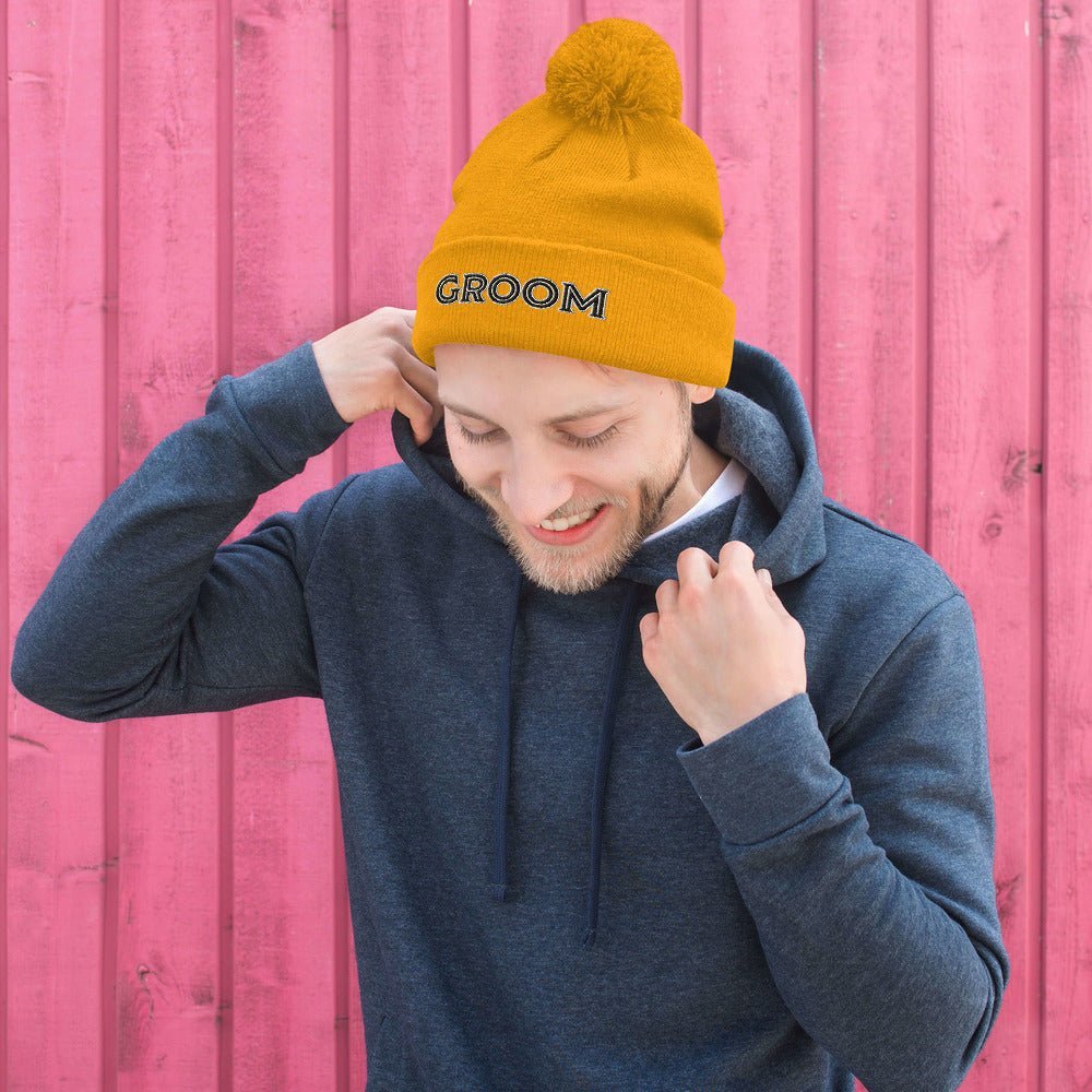 Wearables Groom Beanie by Groovy Groomsmen Gifts