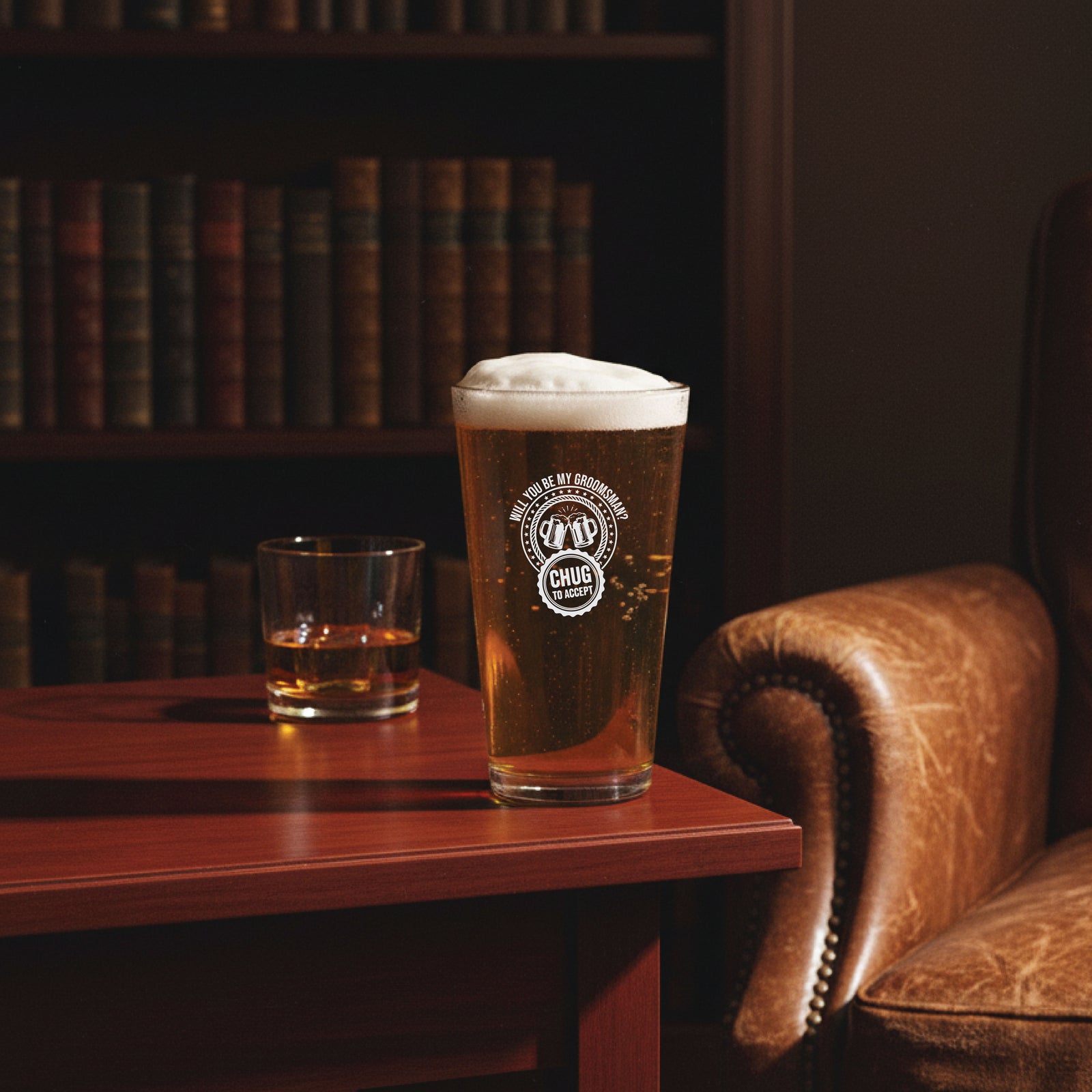 The Groomsman Proposal Pint