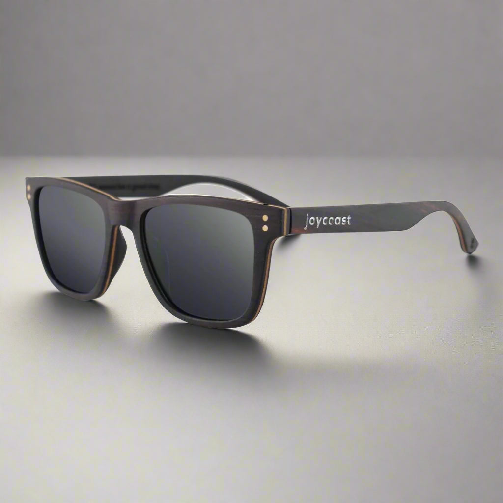 Wooden Sunglasses Wayfinder | Ebony by Groovy Groomsmen Gifts