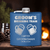 Blue Groomsman Flask With Beer Drinking Team Design
