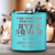Teal Groomsman Flask With Personal Hype Squad Design