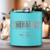 Teal Groomsman Flask With Therapist Of The Groom Design