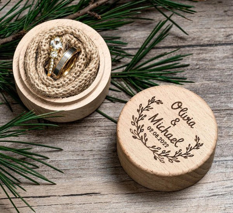 24 Stunning Wedding Ring Boxes That Will Steal the Show - Groovy Groomsmen Gifts