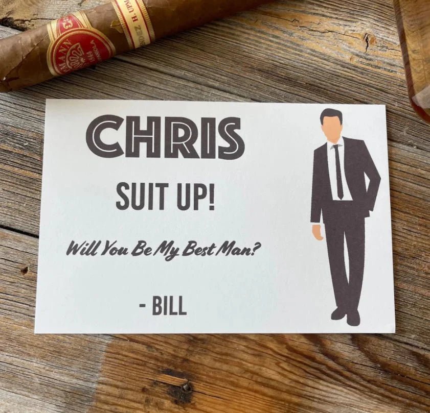 Groomsmen Proposal Cards