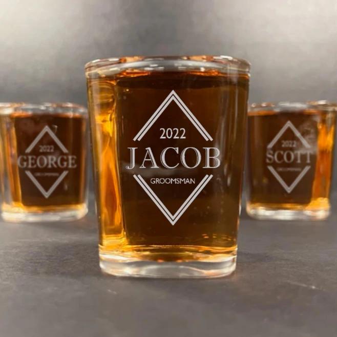 Groomsmen Shot Glasses