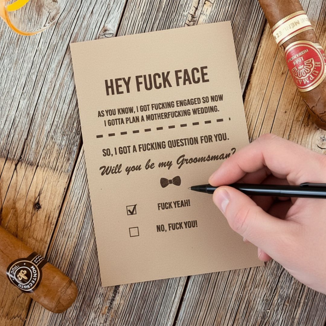 Groomsmen Proposal Bomb