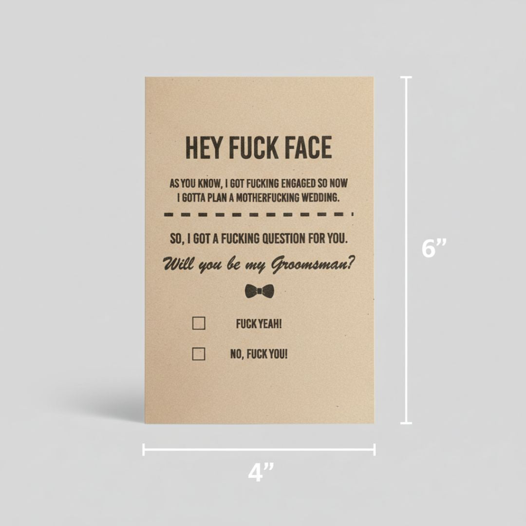 Groomsmen Proposal Bomb