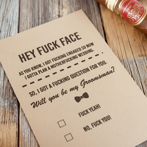 Groomsmen Proposal Bomb