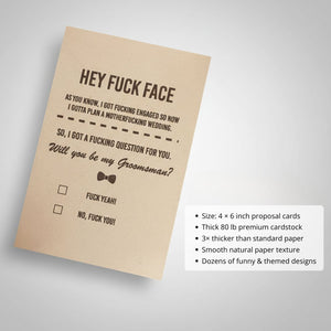 Groomsmen Proposal Bomb