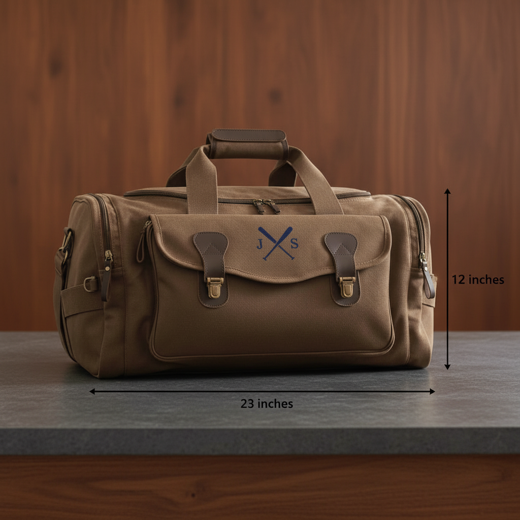 Slugger Personalized Groomsmen Duffle Bag