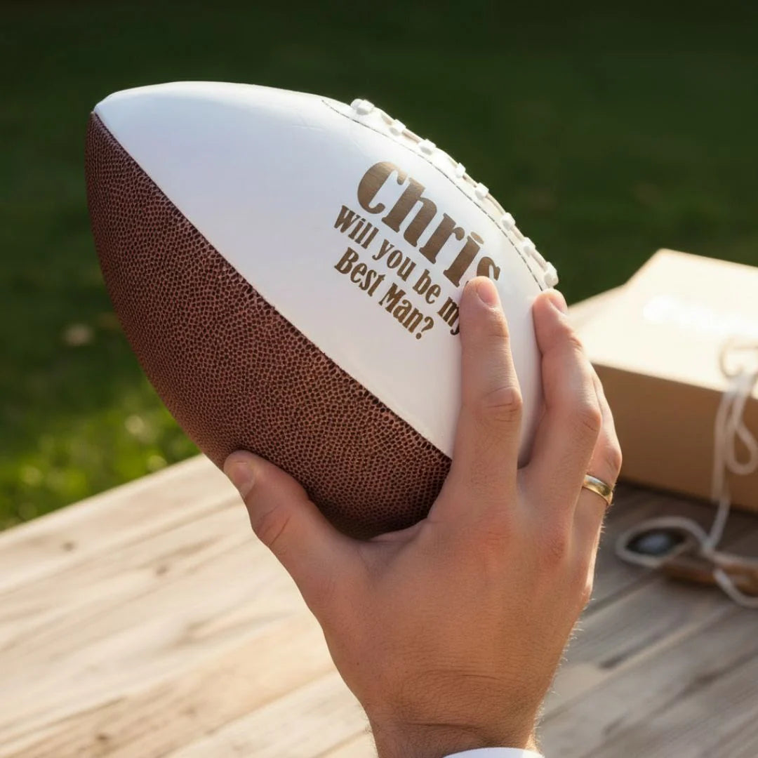 Personalized Pigskin Proposal Gift