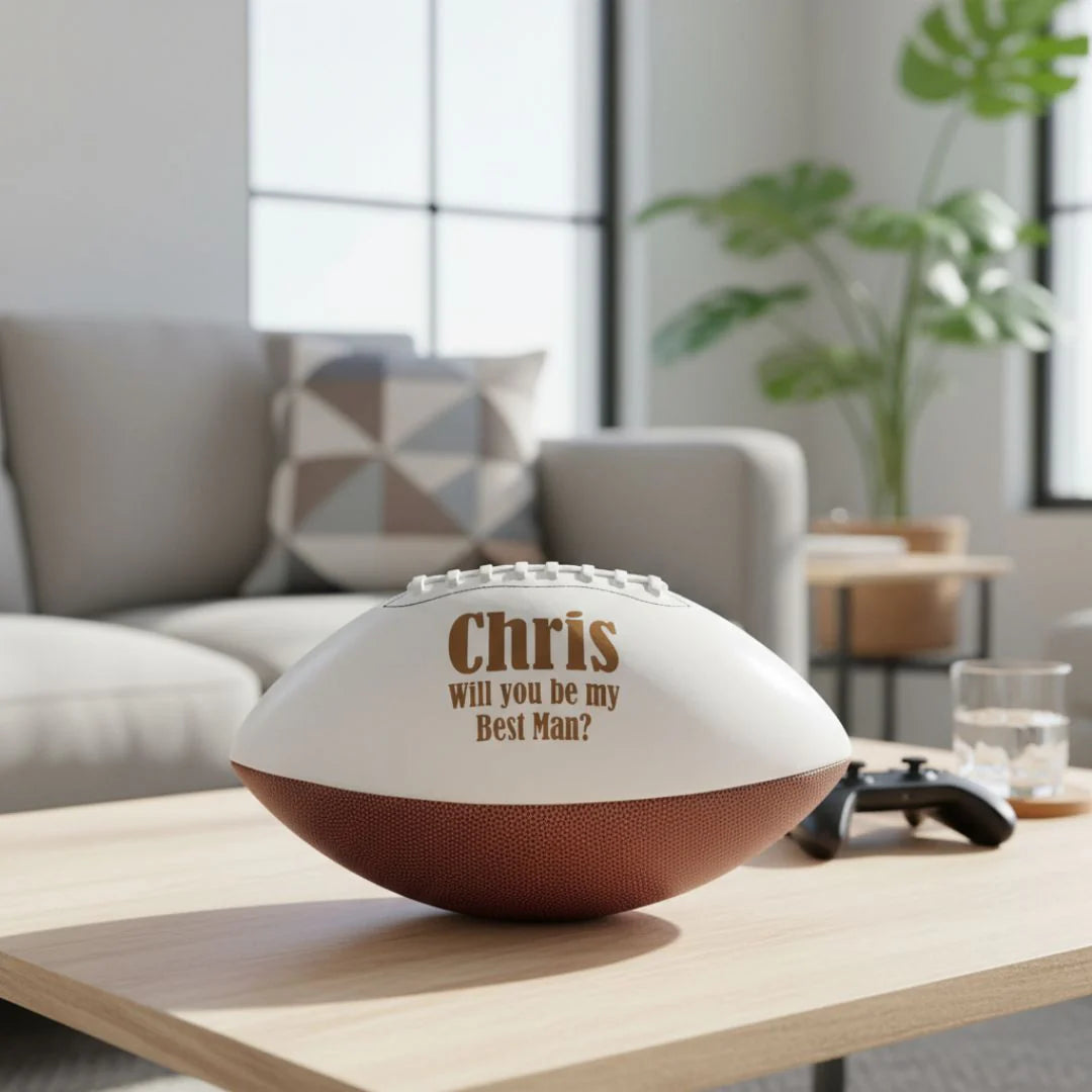 Personalized Pigskin Proposal Gift