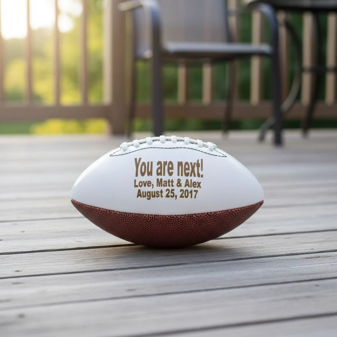 Personalized Pigskin Proposal Gift