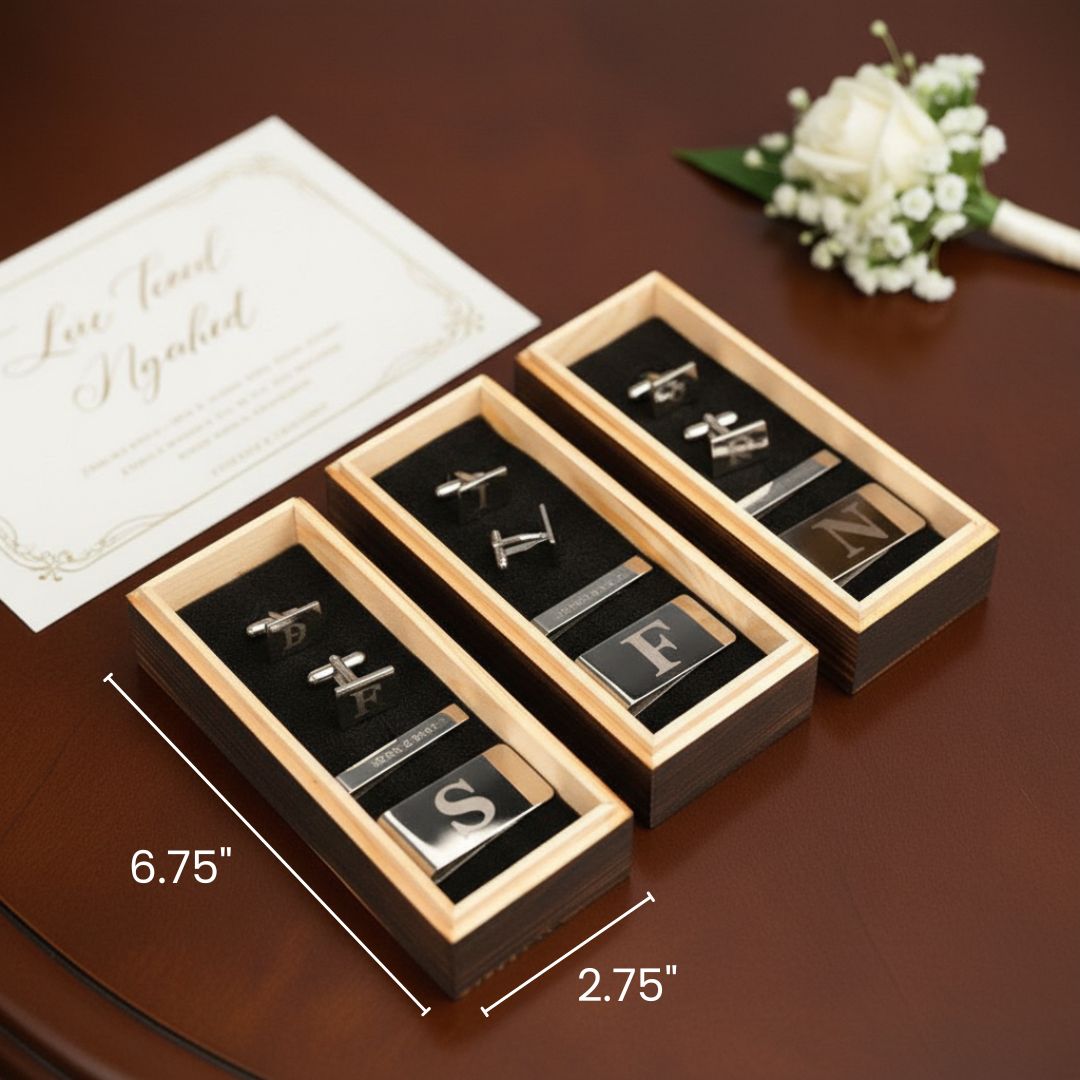Custom Groomsmen Accessory Set
