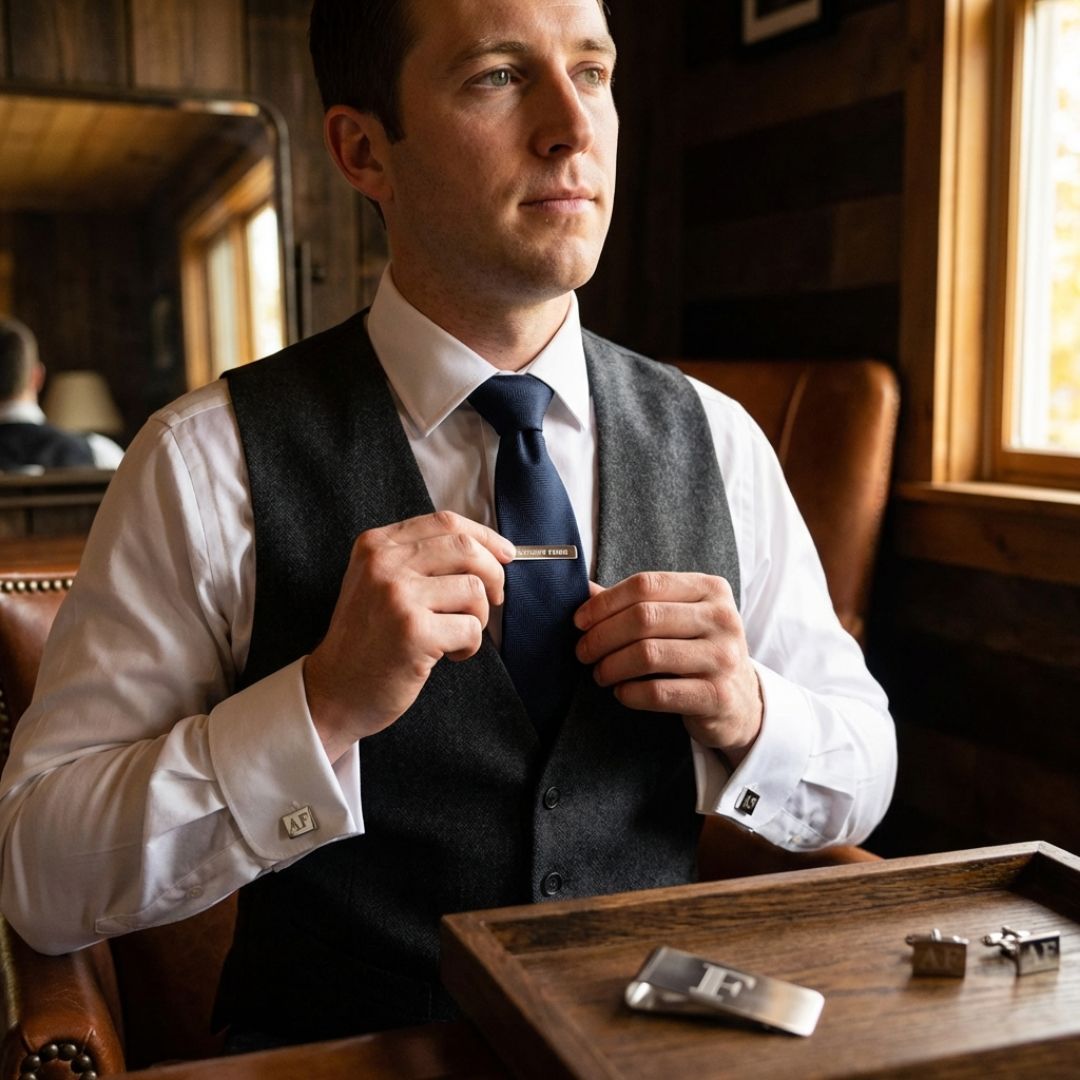 Custom Groomsmen Accessory Set