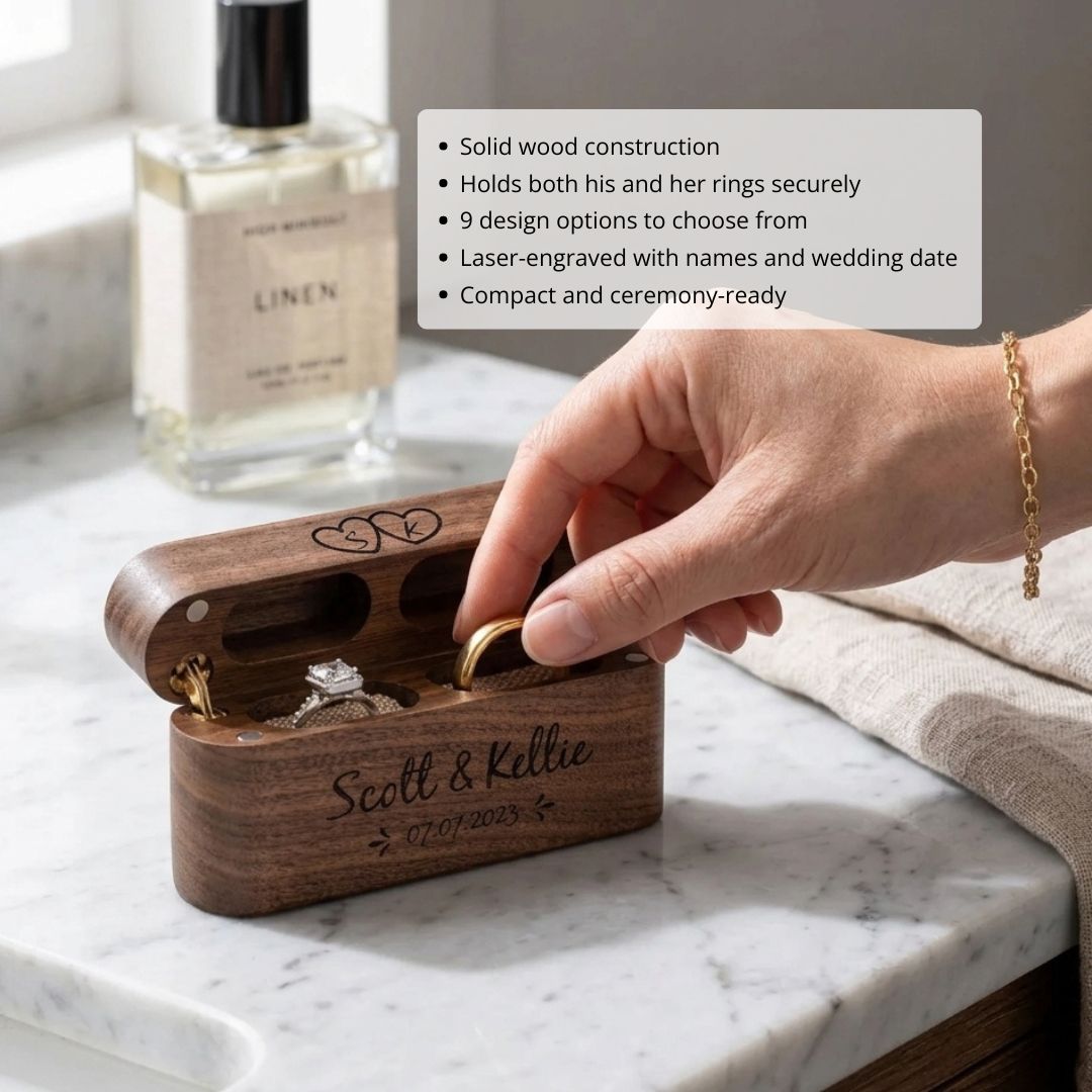 Couples Custom Ring Box