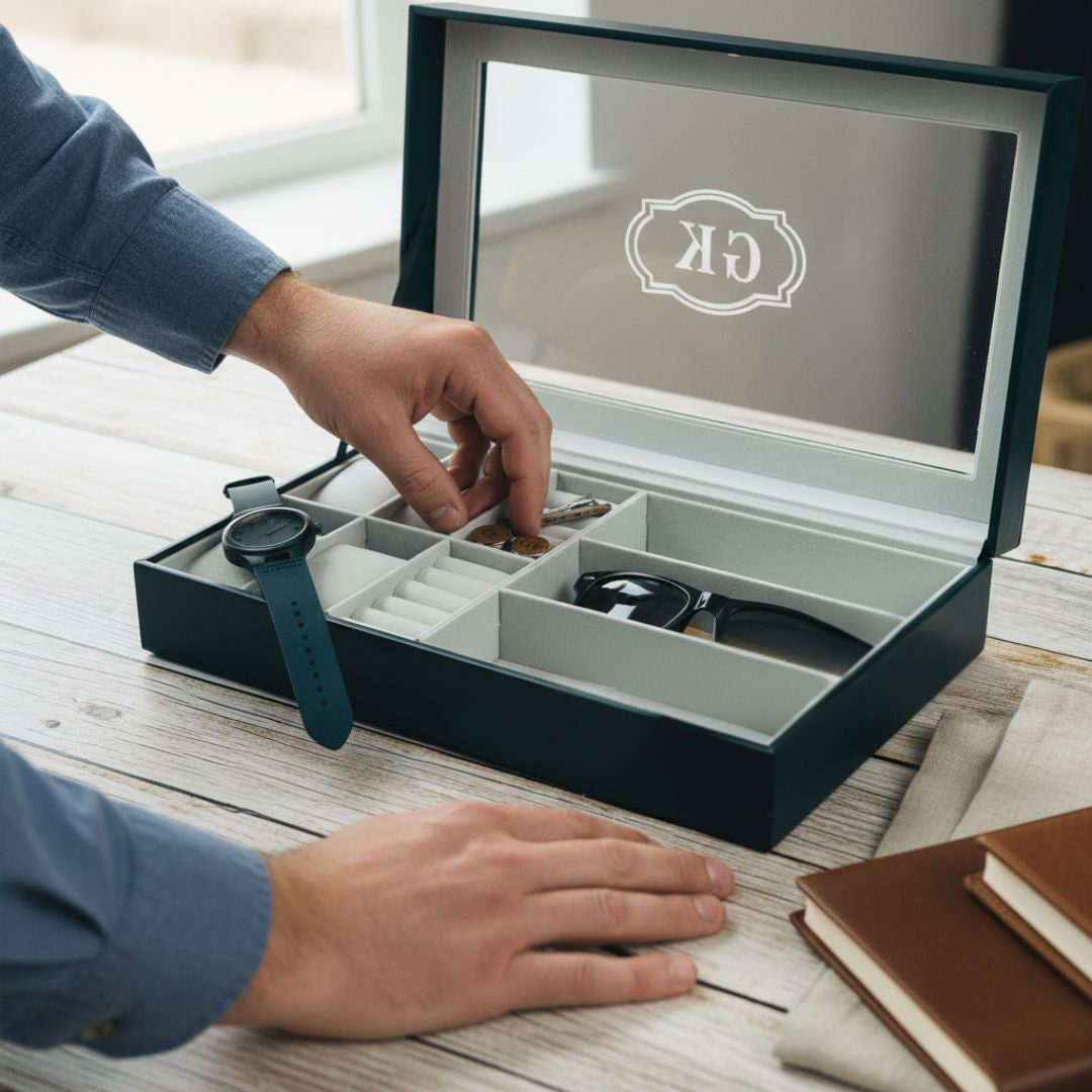 Engraved Organizer Groomsmen Gift Box