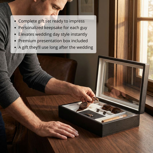 Engraved Organizer Groomsmen Gift Box