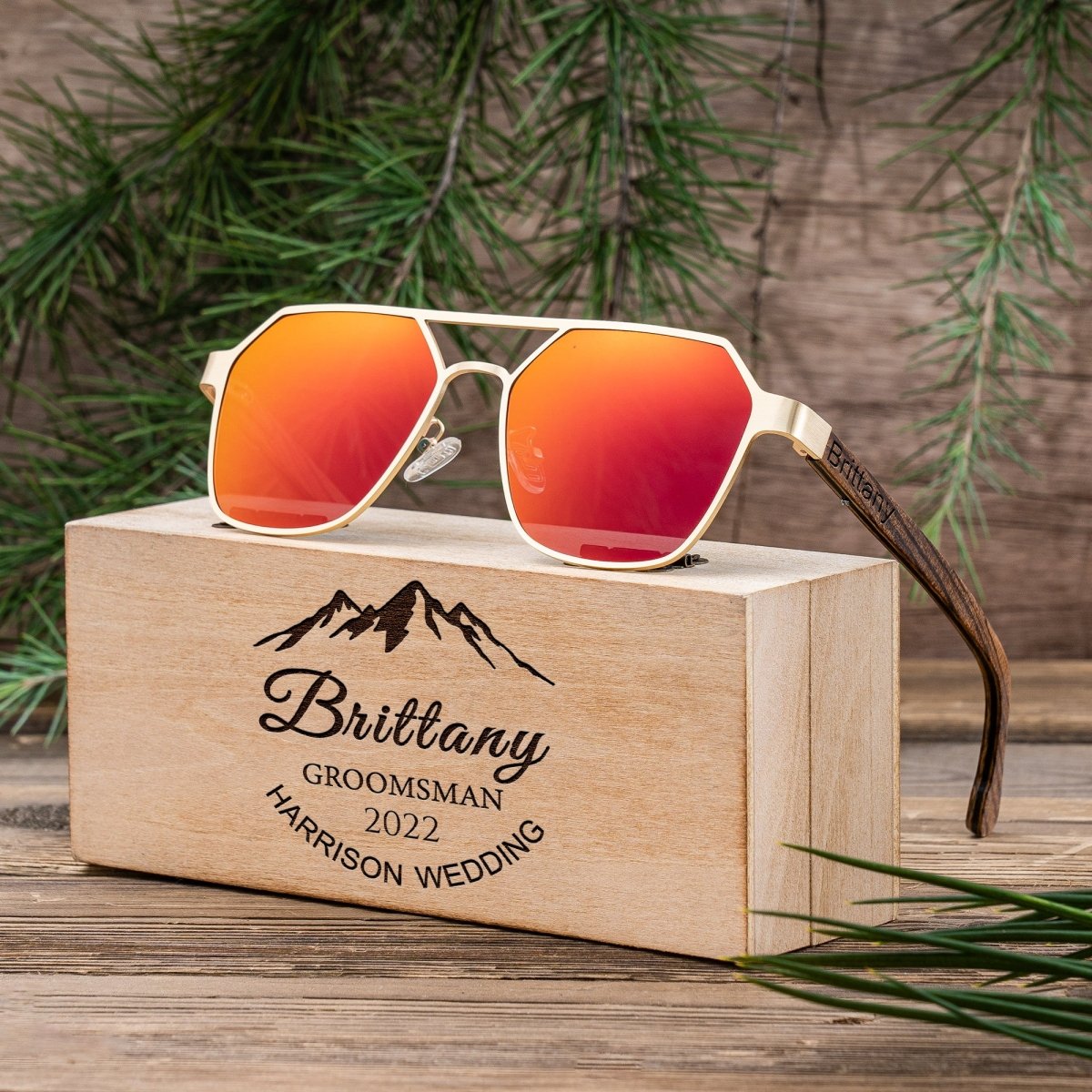 Unique Personalized The Mavericks Customized Sunglasses Gifts for Men by Groovy Guy