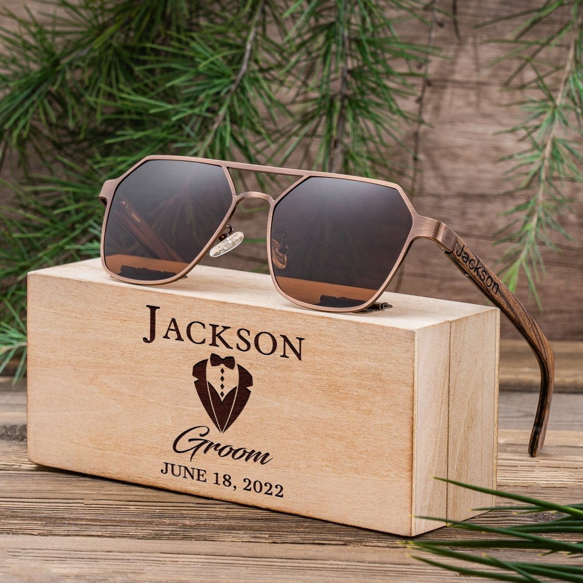Unique Personalized The Mavericks Customized Sunglasses Gifts for Men by Groovy Guy