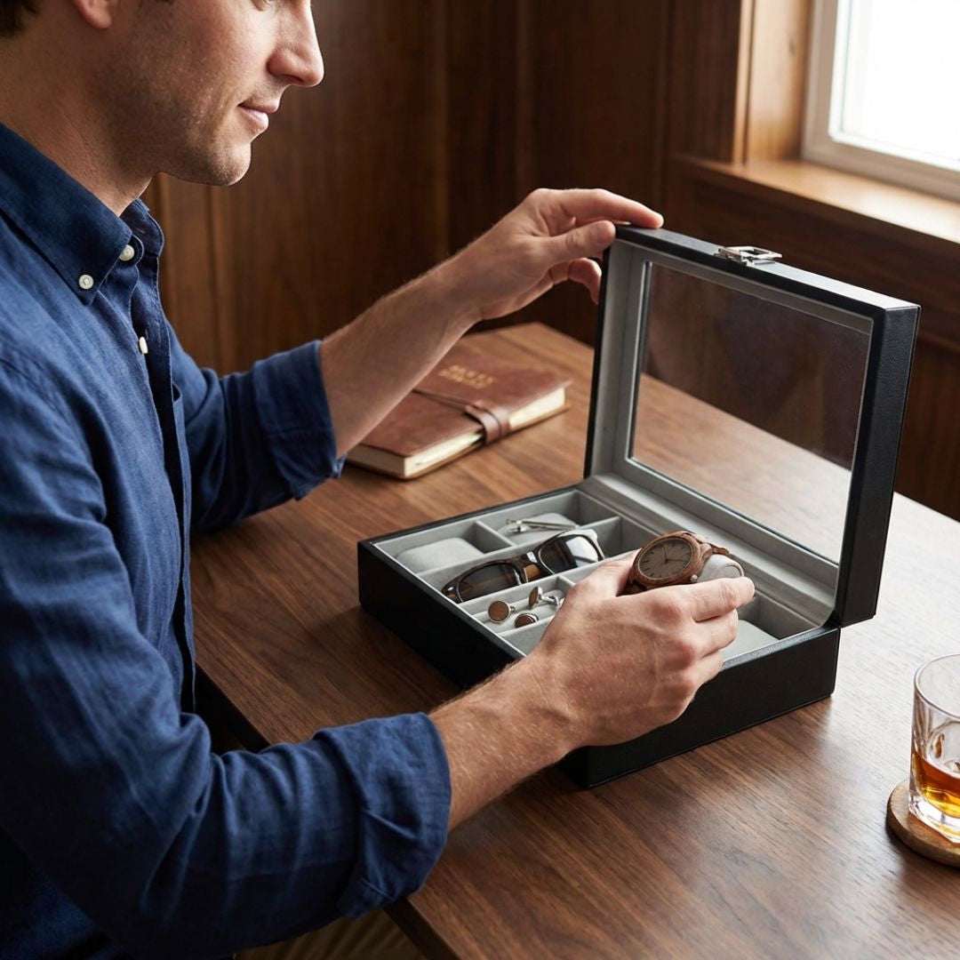 Engraved Organizer Groomsmen Gift Box
