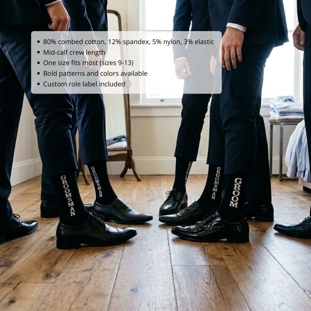 Groomsmen Crew Socks