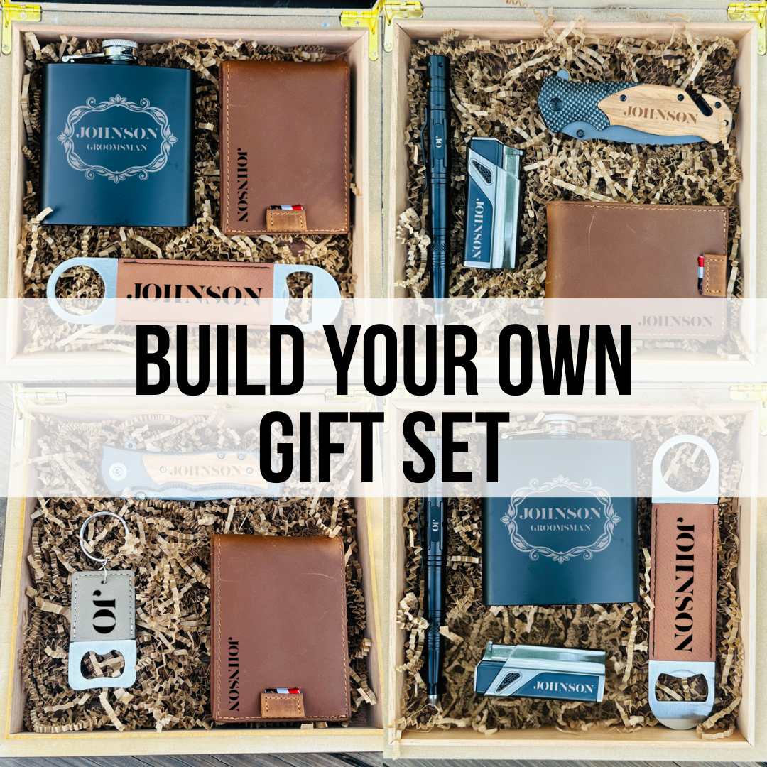 Personalized Build Your Own Gift Box Set Gift for Groomsmen