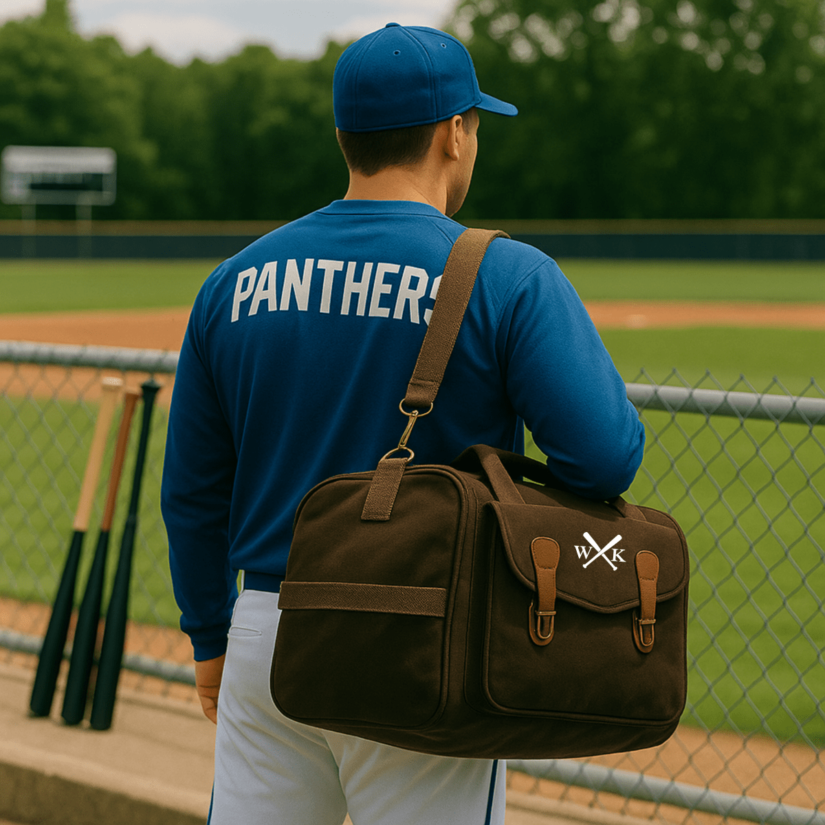 Unique Personalized Personalized Baseball Coach Bag Customized Baseball Gifts for Men by Groovy Guy